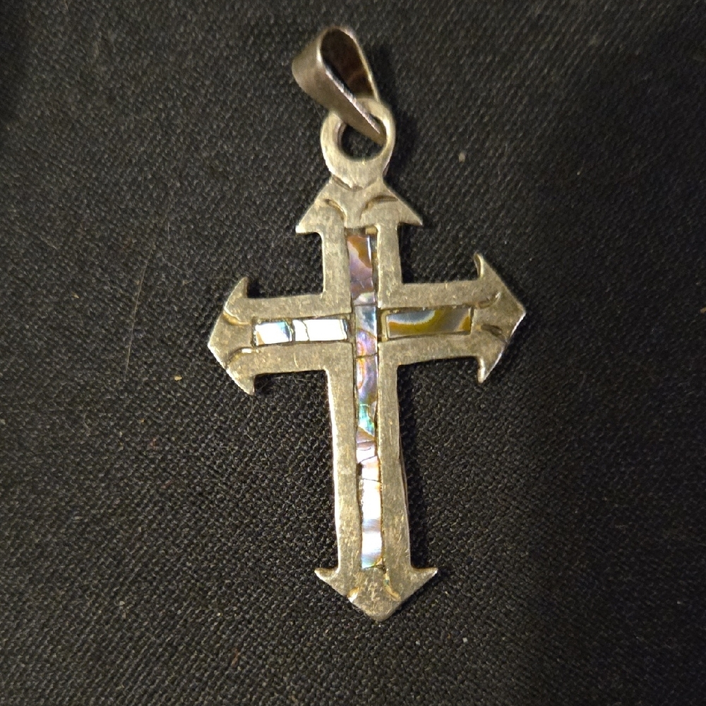 VTG Mexican Silver Cross